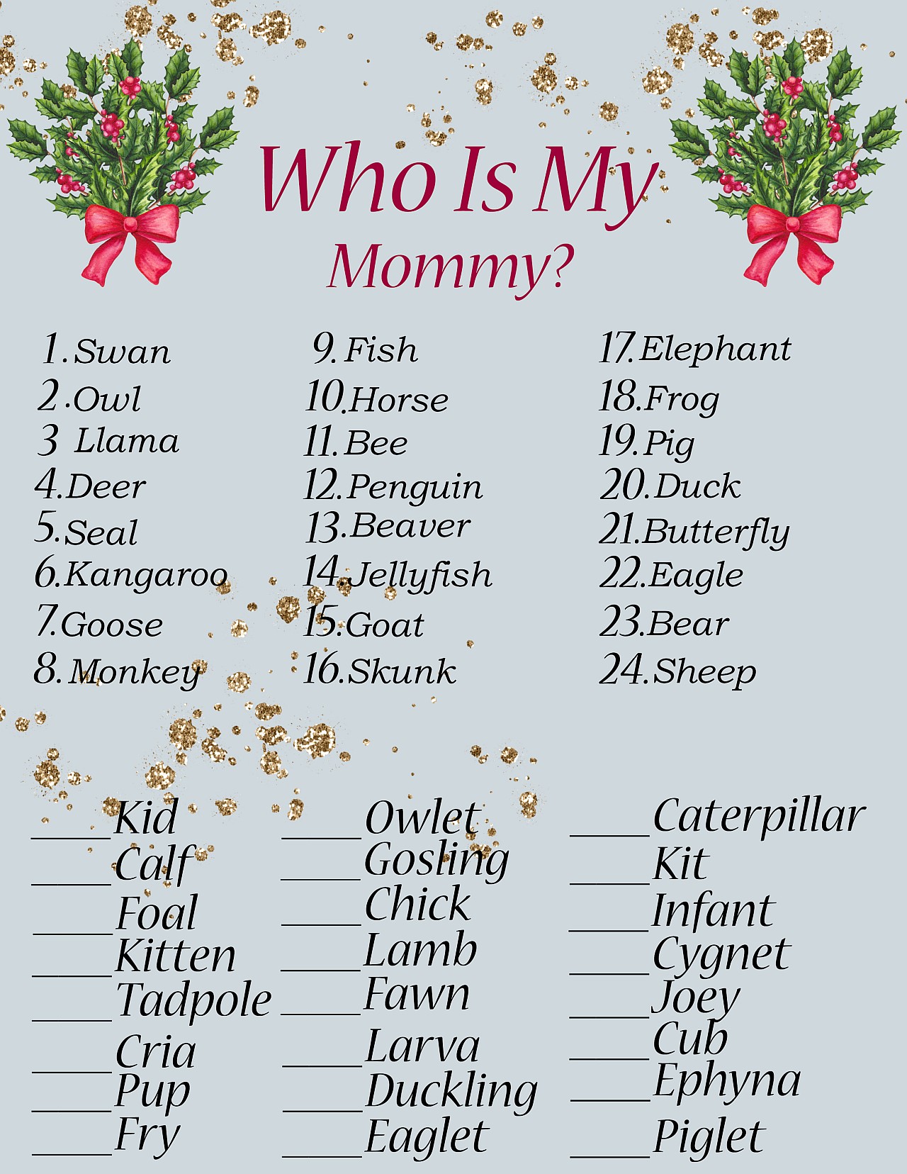 who is your mama-christmas style